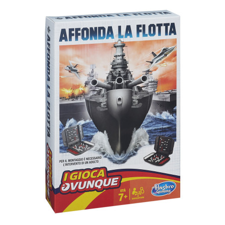 Hasbro Gaming Affonda la Flotta - Travel (gioco in scatola, Gaming)