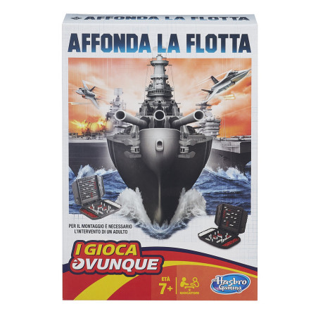 Hasbro Gaming Affonda la Flotta - Travel (gioco in scatola, Gaming)