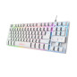 Trust GXT 833W tastiera Gaming USB QWERTY Italiano Bianco