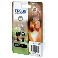 Epson Squirrel Singlepack Grey 478XL Claria Photo HD Ink