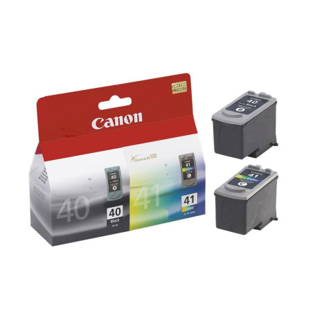 Canon PG-40   CL-41 cartuccia d'inchiostro 2 pz Originale Ciano per foto, Magenta per foto, Nero, Giallo foto