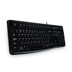 Logitech Keyboard K120 for Business tastiera Ufficio USB QWERTZ Svizzere Nero