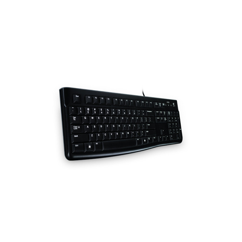 Logitech Keyboard K120 for Business tastiera Ufficio USB QWERTZ Svizzere Nero