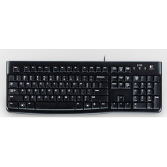 Logitech Keyboard K120 for Business tastiera Ufficio USB QWERTZ Svizzere Nero