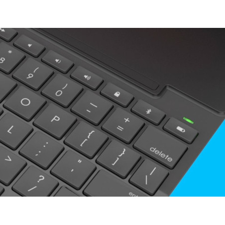 Logitech SLIM FOLIO with Integrated Bluetooth Keyboard for iPad (5th and 6th generation) QWERTY Italiano Carbonio, Nero