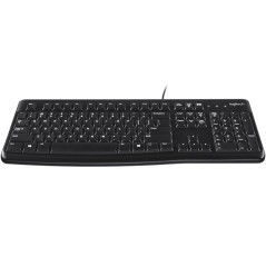 Logitech K120 Corded Keyboard tastiera Ufficio USB Nero