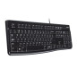 Logitech K120 Corded Keyboard tastiera Ufficio USB Nero