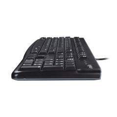 Logitech K120 Corded Keyboard tastiera Ufficio USB Nero