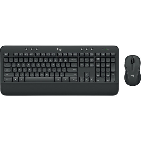 Logitech Advanced MK545 tastiera Mouse incluso Ufficio RF Wireless QWERTY US International Nero