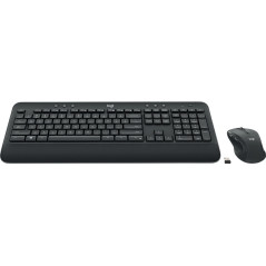 Logitech Advanced MK545 tastiera Mouse incluso Ufficio RF Wireless QWERTY US International Nero