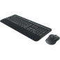 Logitech Advanced MK545 tastiera Mouse incluso Ufficio RF Wireless QWERTY US International Nero