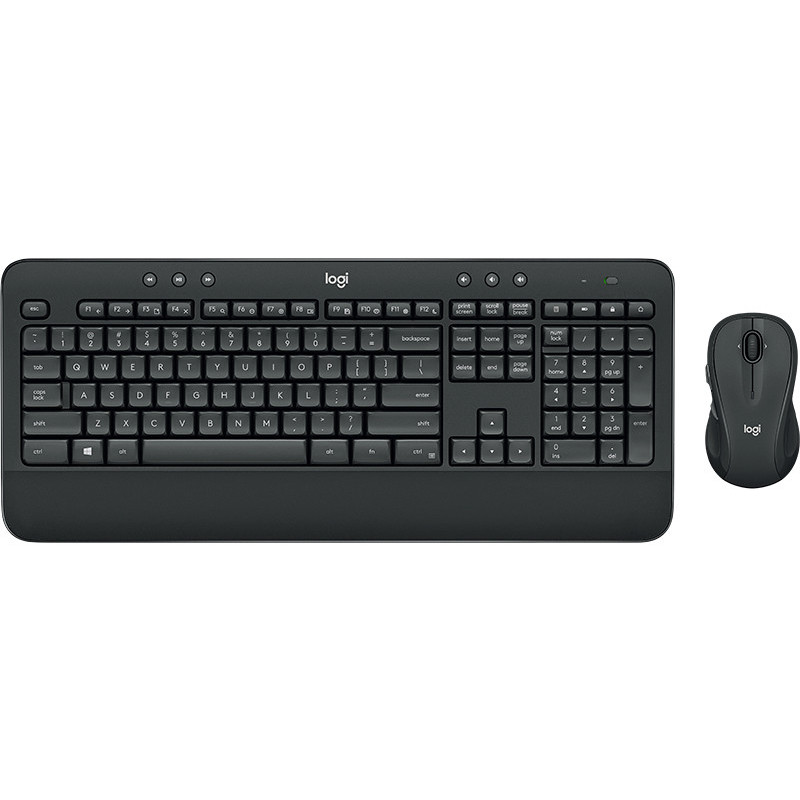 Logitech MK545 ADVANCED Wireless Keyboard and Mouse Combo tastiera Mouse incluso Ufficio RF Wireless Nordic Nero