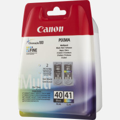 Canon PG-40   CL-41 cartuccia d'inchiostro 2 pz Originale Ciano per foto, Magenta per foto, Nero, Giallo foto