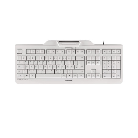 CHERRY KC 1000 SC tastiera Ufficio USB QWERTZ Tedesco Grigio