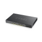 Zyxel GS1920-24HPV2 Gestito Gigabit Ethernet (10/100/1000) Supporto Power over Ethernet (PoE) Nero