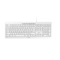 CHERRY STREAM tastiera Ufficio USB QWERTY Inglese US Bianco