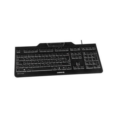 CHERRY KC 1000 SC tastiera USB QWERTZ Svizzere Nero