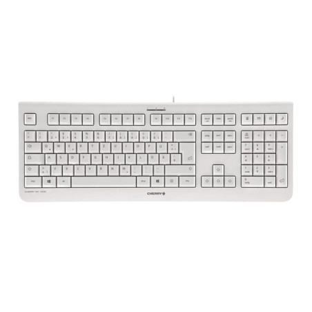 CHERRY KC 1000 tastiera Universale USB AZERTY Belga Grigio