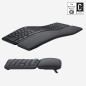 Logitech Ergo K860 tastiera Ufficio RF senza fili + Bluetooth US International Grafite