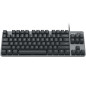 Logitech K835 TKL Mechanical Keyboard tastiera Ufficio USB Tedesco Grafite, Grigio