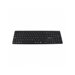 V7 Tastiera Bluetooth KW550ESBT da 2,4 GHZ a due modalità, QWERTY spagnolo - Nero