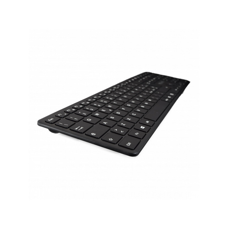 V7 Tastiera Bluetooth KW550ITBT da 2,4 GHZ a due modalità, QWERTY italiano - Nero