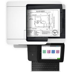 HP LaserJet Enterprise Flow Stampante multifunzione M528z, Stampa, copia, scansione, fax, Stampa da porta USB frontale