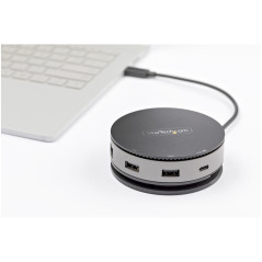 StarTech.com Adattatore multiporta USB-C - Mini Docking station USB Tipo C a HDMI  Displayport 4K 60Hz o VGA - 75W Power