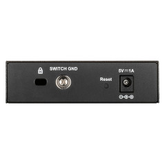 D-Link DGS-1100-05V2/E switch di rete Gestito L2 Gigabit Ethernet (10/100/1000) Nero