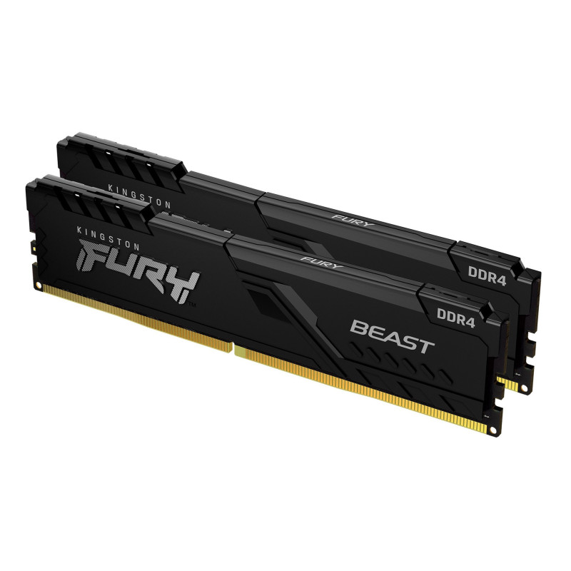 Kingston Technology FURY 32GB 2666MT/s DDR4 CL16 DIMM (Kit da 2) Beast Black