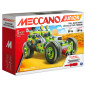 Meccano Junior - Veicolo Buggy A Retrocarica, Multimodello 2 In 1, kit di costruzioni per bambini da 8 anni