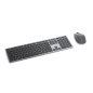 DELL KM7321W tastiera Mouse incluso Ufficio RF senza fili + Bluetooth QWERTY US International Grigio, Titanio