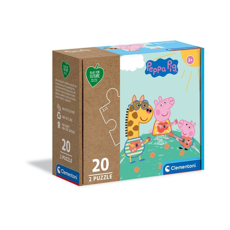 Clementoni PEPPA PIG Puzzle di contorno 40 pz Arte