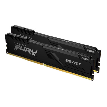 Kingston Technology FURY 32GB 3733MT s DDR4 CL19 DIMM (Kit da 2) 1Gx8 Beast Black