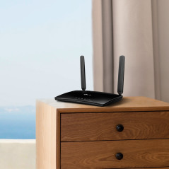 TP-Link TL-MR6400 router wireless Fast Ethernet Banda singola (2.4 GHz) 4G Nero