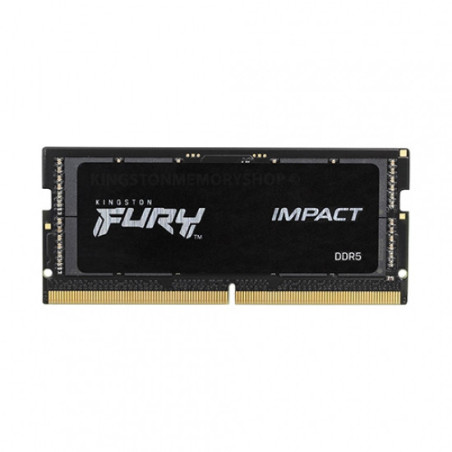 Kingston Technology FURY Impact Black memoria 16 GB 1 x 16 GB DDR5 2400 MHz