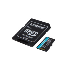 Kingston Technology Scheda microSDXC Canvas Go Plus 170R A2 U3 V30 da 256GB + adattatore