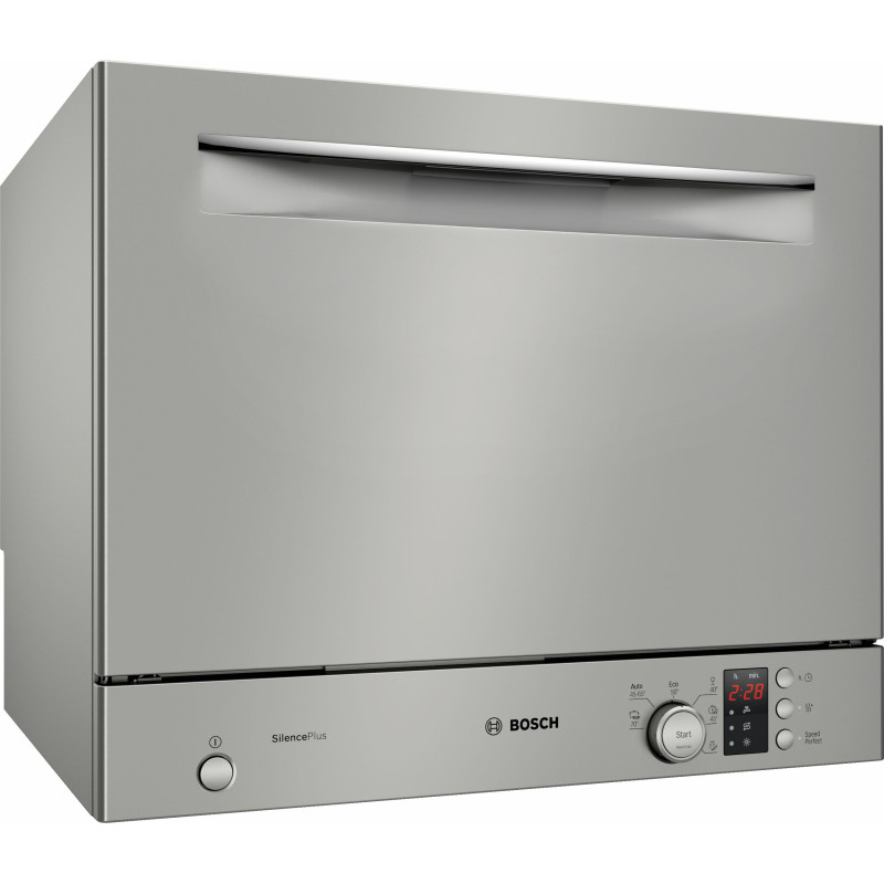 Bosch Serie 4 SKS62E38EU Lavastoviglie compatta da libero posizionamento 55 cm Acciaio Classe F