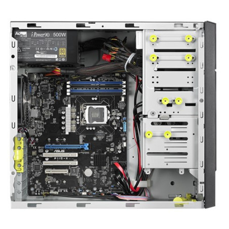 ASUS TS100-E10-PI4 Full-Tower Nero, Metallico Intel C242 LGA 1151 (Socket H4)