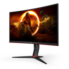 AOC G2 C27G2ZU BK Monitor PC 68,6 cm (27") 1920 x 1080 Pixel Full HD LED Nero, Rosso