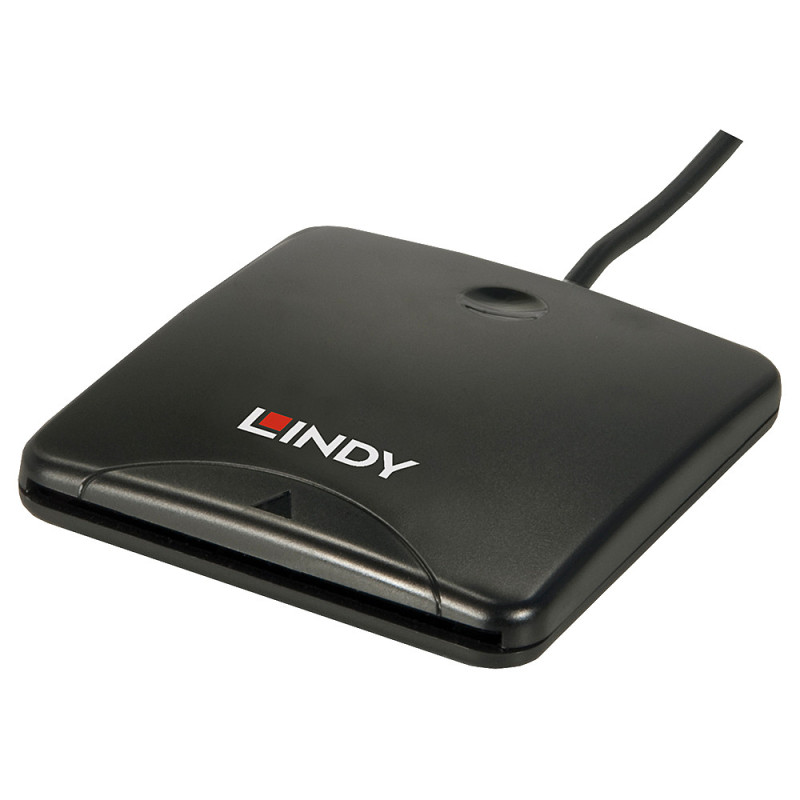 Lindy 42768 lettore di carte magnetiche USB Nero