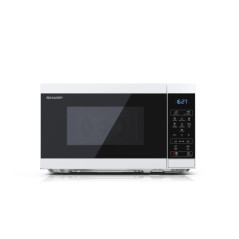 Sharp YC-MS02E-W forno a microonde Nero, Bianco Solo microonde Superficie piana 20 L 800 W