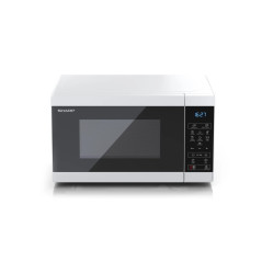 Sharp YC-MS02E-W forno a microonde Nero, Bianco Solo microonde Superficie piana 20 L 800 W