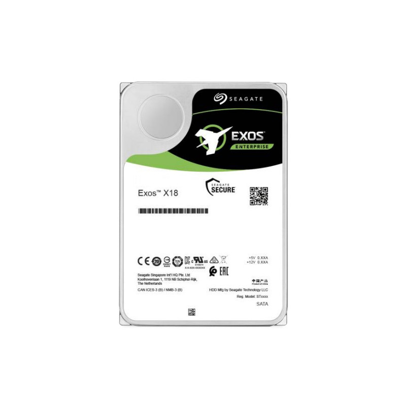 Seagate Exos X18 disco rigido interno 10 TB 7200 Giri/min 256 MB 3.5" SAS