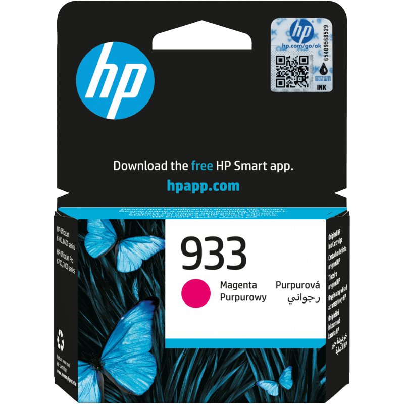 HP Cartuccia di inchiostro magenta originale 933