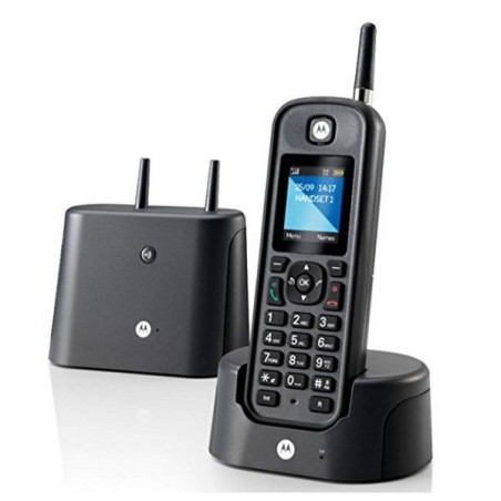 Motorola O201 Telefono DECT Identificatore di chiamata Nero