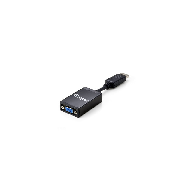 Equip 133435 cavo e adattatore video 0,15 m DisplayPort VGA Nero