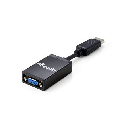 Equip 133435 cavo e adattatore video 0,15 m DisplayPort VGA Nero