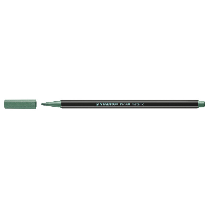 STABILO Pen 68 metallic marcatore Medio Verde 1 pz