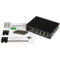 StarTech.com Switch di rete Commutatore Industriale Gigabit Ethernet a 5 porte non gestito - Guide DIN / Montabile a parete